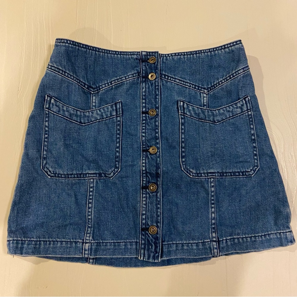 Free People Denim Skirt